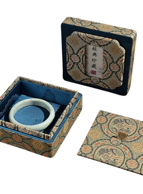 国风锦盒高端定制礼品盒logo定做尺寸颜色可选内衬绒布首饰收纳盒