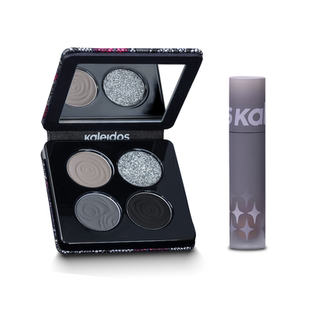 Kaleidos万花镜热门搭配显色哑光风暴鸟四色眼影盘唇粉霜套装玩妆