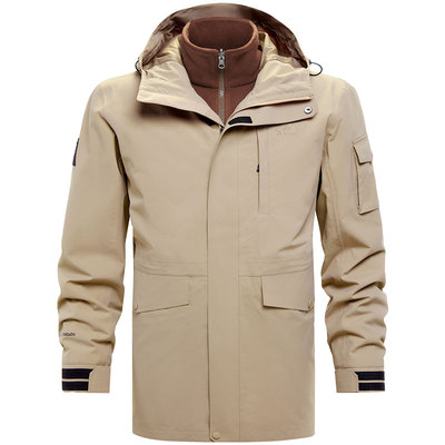 三合一冲锋衣外套男防水