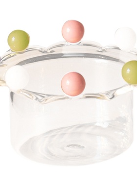 耐热玻璃果盘摆件ins风日系厨房