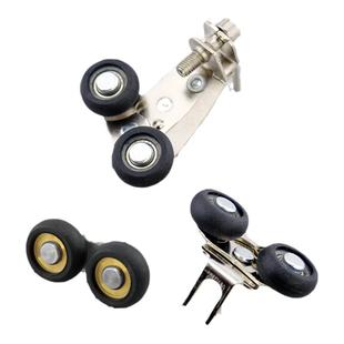 衣柜滑轮移门上轮推拉门轴承滚轮子钛合金门可调吊轮趟门上轨导轮