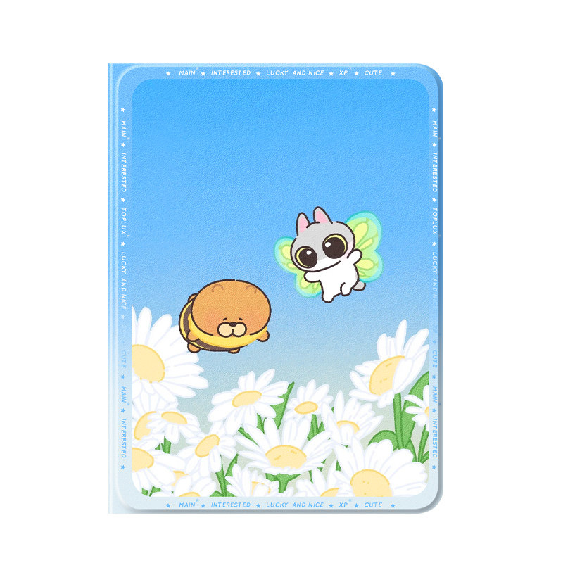 适用苹果ipad平板保护套夏日呆猫