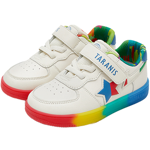 泰兰尼斯儿童闪灯鞋春秋透气发光鞋跑步鞋女休闲男童板鞋亮灯童鞋