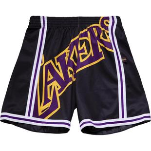 复古球裤Big Face2.0系列 湖人队 运动短裤 NBA-Mitchellness