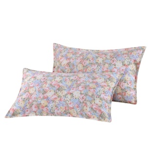 印花粗布枕套一对纯棉斜纹枕套老粗布枕套枕皮2只装75*48cm枕头皮