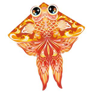 蝶尾金鱼风筝微风易飞儿童大人专用新款网红成人潍坊风筝高档大型