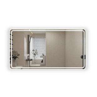 镜子卫生间化妆镜挂墙式发光智能镜触摸屏浴室镜带灯防雾人体感应