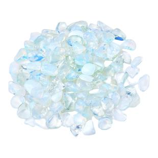 蛋白石碎石小颗粒摆件水晶碎石消磁石鱼缸花盆造景石家居装潢装饰