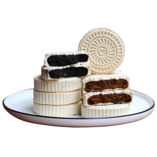 灵山沙坪冠艺印饼薯蓉馅芝麻馅传统工艺美味休闲小吃礼盒广西特产