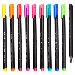 法国马培德彩色勾线笔针管笔0.4mm儿童绘画笔学生用美术专业细笔纤维细线笔手账本插画中性笔水性笔旗舰店