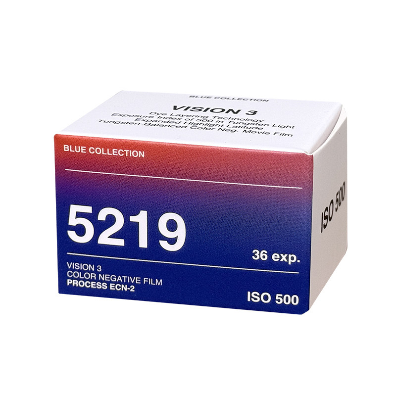 KODAK柯达 5219 500T 135电影分装卷彩色胶片胶卷远期卷 36张/卷