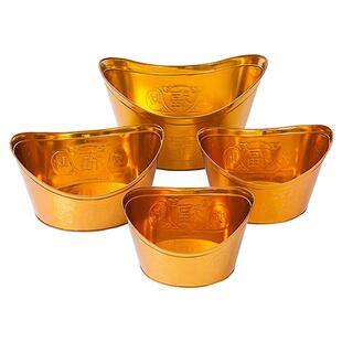 家用祭祀烧纸盆元宝焚烧盆火盆烧钱金纸盆烧经桶加厚大小号聚宝盆