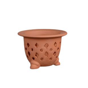 镂空花盆风兰盆富贵兰透气万年青盆附生兰矮种兰花日本洋兰红陶盆