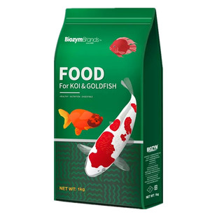 百因美锦鲤鱼食金鱼专用饲料观赏小型鱼家用鱼粮小颗粒上浮不浑水