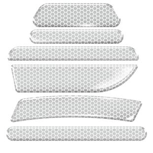 3M隐形防撞白色滴胶水晶夜间汽车贴纸反光车内划痕遮挡安全警示贴