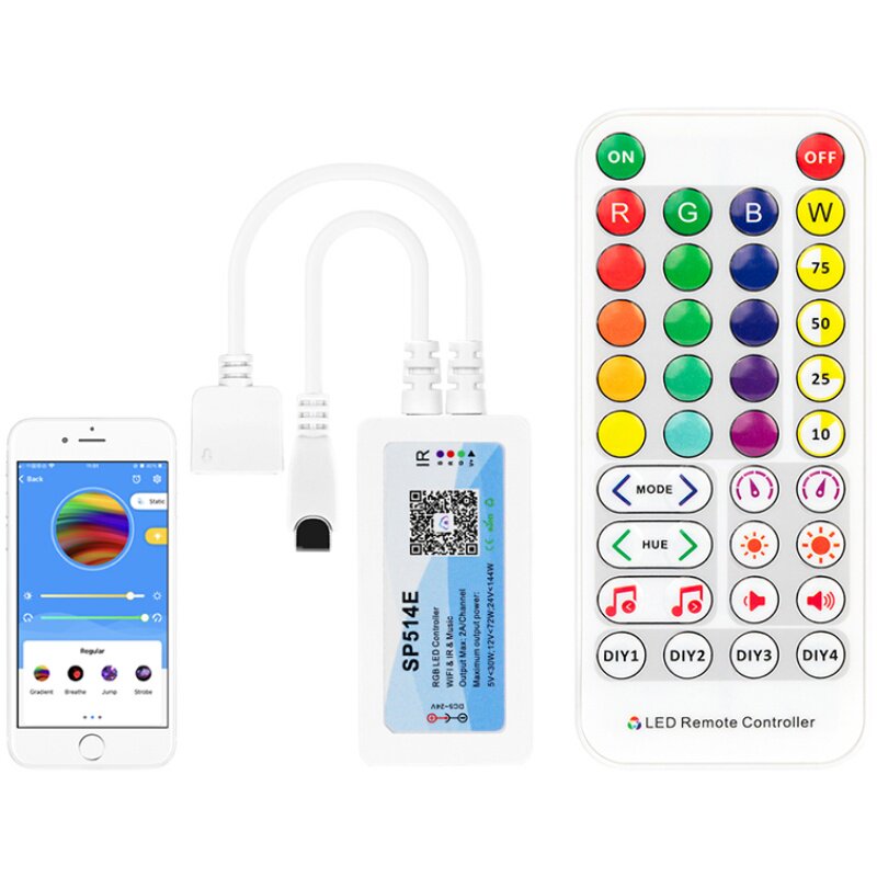 ledrgbw灯带蓝牙wifi音乐控制器