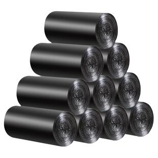 居家家垃圾袋家用手提式加厚厨房宿舍大号实惠装黑色塑料袋清洁袋