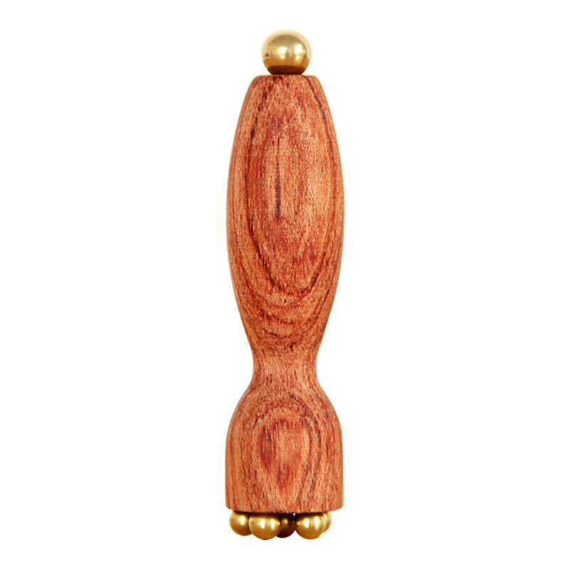 进口花梨木+H62国标黄铜按摩珠