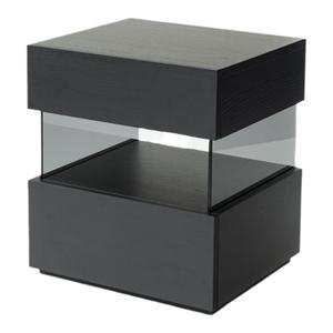 钢化玻璃悬浮极简床头柜