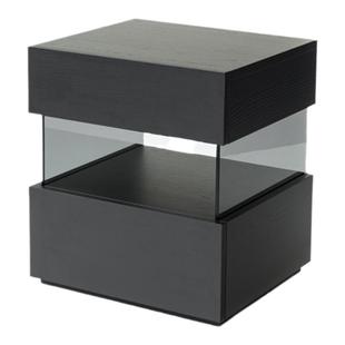 意式极简悬浮床头柜北欧风床边柜简约现代卧室床头储物收纳柜边几