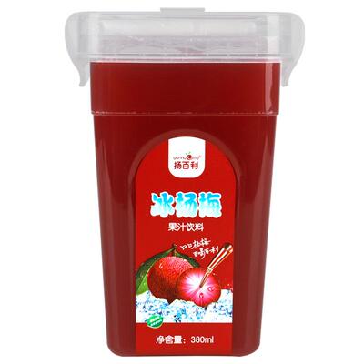 【618直播推荐】扬百利仙居杨梅汁380ml*6瓶果汁饮料酸梅汤