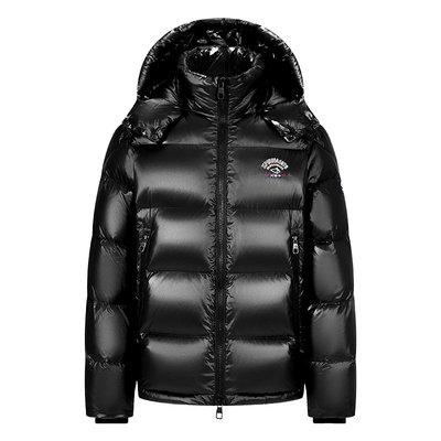 可拆卸帽加厚白鹅绒羽绒服男