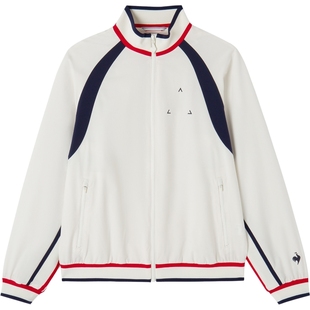 乐卡克法国公鸡春秋季女士时尚潮流百搭舒适运动梭织夹克