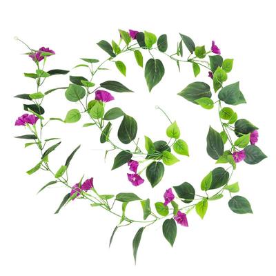 藤蔓空调管道缠绕遮挡喇叭塑料花