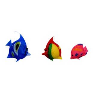 仿真鱼水族鱼缸造景假鱼塑料热带鱼金鱼水族箱摆件会动漂浮装饰