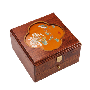 南京云锦研究所博物馆琼花翠鸟珍宝匣非遗首饰盒礼盒新中式伴手礼