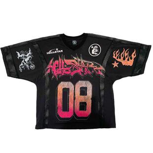 HELLSTAR STUDIOS JERSEY TEE 网眼拼接短袖球衣T恤