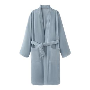 三利浴袍7A抗菌2025新款比纯棉吸水速干四季通用可穿浴巾浴衣男女