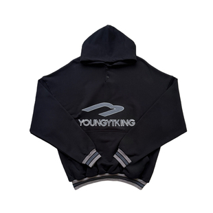 FW25 YOUNGYTKING Football3B Polo领曼联连帽字母卫衣男女