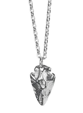 潮男实心钛钢复古做旧嘻哈吊坠