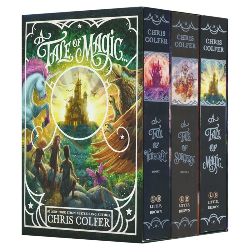 A Tale Of Magic 魔法传奇3册盒装  异世界童话之旅同作者 奇幻冒险故事 英语章节小说 纽约时报畅销书 英文原版进口儿童图书