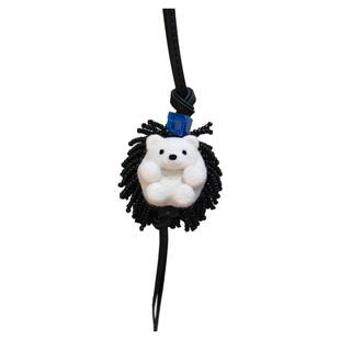 安安手作绵羊梅花鹿狐狸熊猫猪刺猬包挂饰适用于罗意家loewe包包