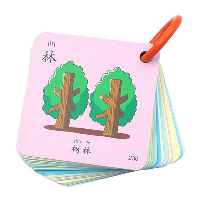 300张正版趣味象形文字识字卡片