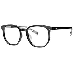 BOLON暴龙近视眼镜框圆脸猫眼黑框镜架超轻尼龙素颜镜BJ5128