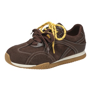 MILLIE'S/妙丽2025经典舒服不累脚的厚底德训鞋百搭休闲时尚女鞋