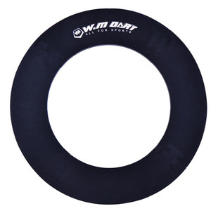 EVA分体飞镖靶护墙圈 可拆卸18英寸镖盘墙壁保护套飞镖盘护圈黑色