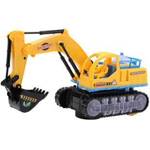 儿童电动挖掘机玩具男孩玩具车万向工程车音乐挖土机铲车挖机男童