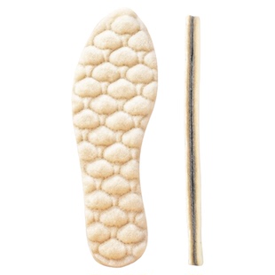 100%羊毛超薄保暖鞋垫女软底舒适男吸汗防臭加绒毛绒防寒棉鞋垫冬