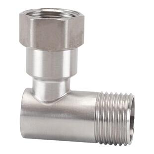 304不锈钢水管接头4分弯头对丝内外丝三通直接活接变径连接配件