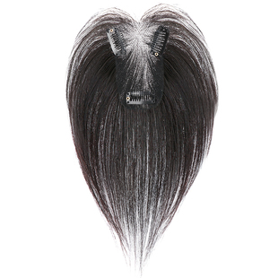 佳丽仟丝假发片女头顶增发量蓬松真发高颅顶自然前额刘海假发片