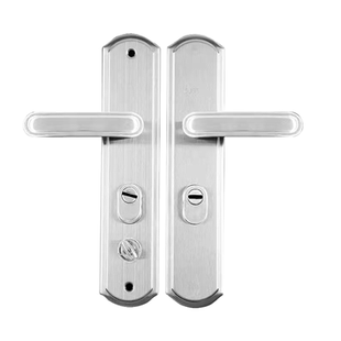 不锈钢大门防盗门锁不锈钢面板把手锁体锁芯三件套铝合金木门锁具