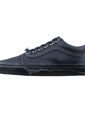 vans黑色低帮休闲板鞋