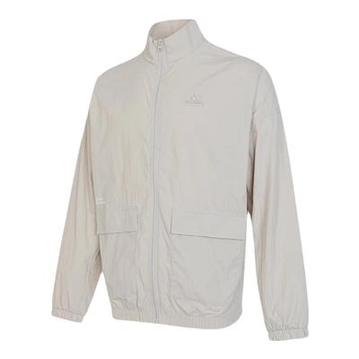 阿迪达斯休闲运动宽松立领夹克