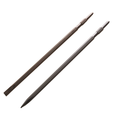 电镐电锤凿子冲击钻头混凝土方柄四坑两坑两槽扁凿开槽过墙电镐头