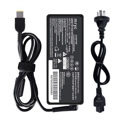 米瑞思（mryc）联想笔记本充电器Thinkpad 20V3.25A 65W方口通用E560 T460s X240 X260 E470电脑电源适配器线