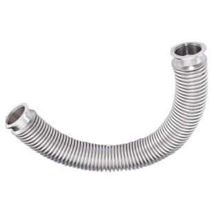 KF高真空波纹管304不锈钢金属管水管卡箍软管快装式金属接头管软